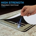 thumbnail image 3 of Uxcell Magnetic Vent Cover Floor Wall Air Registers Cover for HVAC Fireplace Refrigerator White 11.75" x 6.25", 3 of 7