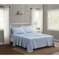 thumbnail image 5 of PEM America The Farmhouse by Rachel Ashwell Washed Cotton Sheet Set Blue - King, 5 of 5