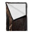 thumbnail image 2 of Western Soft Flannel Fleece Throw Blanket, Photograph of Various Type of Rodeo Cowgirl Leather Boots Image Art Western Fashion, Cozy Plush for Indoor and Outdoor Use, 50" x 60", Brown, by Ambesonne, 2 of 5