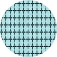 thumbnail image 1 of Ahgly Company Tapis d'Intérieur Lavables en Machine, Ronds, Transitionnels, Verts, 4' Ronds, 1 of 7
