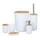 thumbnail image 3 of Set de Accesorios de Baño Sunnimix 6 Piezas Blanco Plato de Jabón, 3 of 6