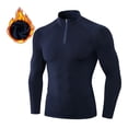 thumbnail image 4 of CONZONE Mens Sports T-Shirts Short Sleeve Zip T Shirts for Men Casual Crew Neck Solid Color Lightweight Tees Soft Cozy Athletic Tops, 4 of 9