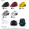 thumbnail image 2 of BATFOX-casco de bicicleta de carreras para hombre y mujer, nuevo diseño, color negro, para deportes al aire libre Fivean Cascos de ciclismo, 2 of 2
