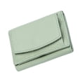 thumbnail image 1 of Carteras de moda Qarigey para mujer Mini cartera extranjera de bolsillo Verde claro, 1 of 6