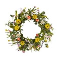 thumbnail image 4 of Guirnalda de guirnalda de guirnalda de flores florales decoración del hogar falso decoración del hogar corona de primavera para la ventana boda, 4 of 8