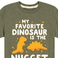 thumbnail image 3 of Instant Message - My Favorite Dinosaur is the Nugget - Toddler & Youth Short Sleeve Graphic T-Shirt, 3 of 6