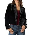 thumbnail image 1 of Blazer pour Femmes, Décontracté Court en Velours avec Poches à Rabat Ajusté, Blazer Décontracté pour Femmes, 1 of 7