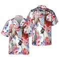 thumbnail image 3 of Camisetas divertidas e informales con estampado de animales, ovejas y caballos para hombre, ropa de moda, blusa hawaiana con solapa, camisetas para vacaciones, surf y playa, 3 of 5