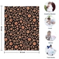 thumbnail image 4 of Red Dog Art Footprint Blanket,Comfortable Soft Flannel Throw Blanket,All Season,Warm Lightweight Blankets for Sofa Bed Couch Living Room Chair,30"x40", 4 of 4