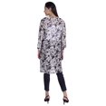 thumbnail image 4 of Moomaya Long Sheer Shrug Printed Open Front Beach Coverup Summer Cardigan, 4 of 8