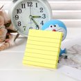 thumbnail image 5 of ShenMo (5Pack) Lined Sticky Notes 3cmx3 cm Bright Ruled Post Stickies Colorful Super Sticking Power Memo Pads Strong Adhesive, 100 Sheets/pad, 5 of 5