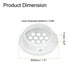 thumbnail image 2 of Cubierta de ventilación circular de 24 piezas, ventilación de sofit de acero inoxidable de 25 mm/1", cubierta de ventilación blanca, 2 of 7
