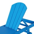 thumbnail image 6 of Laguna Adirondack Poly Reclining Chaise Lounge With Wheels, Pacific Blue, 6 of 11