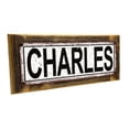thumbnail image 1 of Framed Charles 4"x12" Metal Sign, Wall Décor for Kids Room and Nursery, 1 of 4