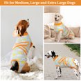 thumbnail image 7 of DENTRUN Dog Surgery Recovery Suit, Dog Onesie After Surgery Breathable Abdominal Wound Skin Diseases Protector, Cone Collar Alternative, Anti Licking Professional Surgical Recovery Costume, 7 of 7
