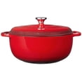 thumbnail image 2 of Dutch Oven Lodge, hierro fundido esmaltado, 7.5 cuartos de galón, color rojo especiado, 2 of 5