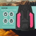 thumbnail image 5 of FH Group Universal Fit Trimabble Rubber Car Floor Mats with Stripped Design – Pink Full Set, 5 of 8