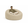 thumbnail image 1 of Big Puff Luuna XL Sillón Puff Grande Chenille Resistente Tipo Bean Bag Color Salt Para Sala, 1 of 5