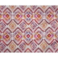 thumbnail image 5 of oneOone Tissu Polyester Lycra Rouge Ikat Projets de Couture Tissu Imprimé au Mètre 56 Pouces de Large, 5 of 5