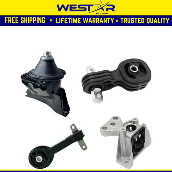 Fits 2006-2011 Honda Civic 1.8L Sedan AUTO, Engine Motor & Trans Mount 4PCS : A4530 A4543 A4534 A4546