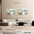 thumbnail image 4 of Elephant Stock Island Cliffs Wall Art - Horizontal Canvas Wall Art - Living Room Wall Decor - Beach Canvas - Yellow And Blue Decor By Paul Brent - 48" x 32", 4 of 8