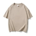 thumbnail image 4 of Hvot&aat Women's Casual Oversized T-Shirts Basic Crewneck Short Sleeve Solid Color Top Beach Vacation Clothes, 4 of 4