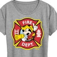 thumbnail image 3 of Disney - Firefighter Mickey - Fire Dept. Alarm - Women's Short Sleeve Graphic T-Shirt, 3 of 5