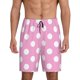 thumbnail image 1 of Fotbe Pink And White Polka Dot Pantalones Cortos de Pijama para Hombre, Ropa de Dormir, Pantalones de Pijama Cortos para Hombre-Small, 1 of 6