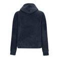 thumbnail image 4 of Besolor Womens Plush Hooded Sweatshirts Loose Fit Casual Drawstring Pullover Long Sleeve Girls Hoodies Tops with Pocket, 4 of 5