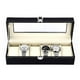 thumbnail image 1 of Estuche para relojes, organizador de relojes, caja organizadora para relojes con 6 ranuras, estuche de exhibición para relojes, artesanía superior, 1 of 10