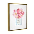 thumbnail image 4 of Stupell Industries Mixed Pink Flower Bouquet Luxury Fashion Motif Graphic Art Metallic Gold Floating Framed Canvas Print Wall Art, Design by Amelia Noyes, 4 of 5