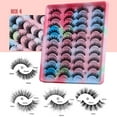 thumbnail image 3 of Pestañas postizas de visón esponjosas, largas, 20 pares de pestañas postizas dramáticas, para extensiones de pestañas de maquillaje, 3 of 5