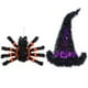 thumbnail image 1 of 2 piezas de Halloween colgante araña sombrero de bruja adornos colgantes decoración de fiesta, 1 of 5