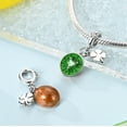 thumbnail image 5 of MULA 925 Sterling Silver DIY Charm 5A Zircon Fruit Clover Pendant fit Bracelet for Women Jewelry, 5 of 7