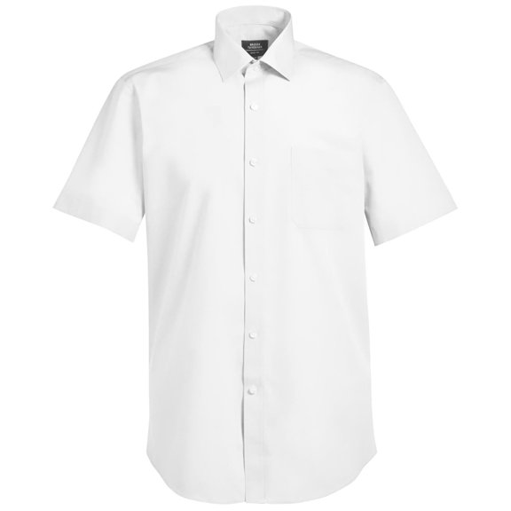 Brook Taverner Mens Rosello Poplin Short-Sleeved Formal Shirt