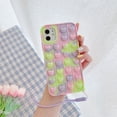 thumbnail image 4 of Fidget Toys Phone Case, Pop It Phone Case,Silicone Soft Protective Case,Pressure & Anxiety Relief Sensory Gadget Mobile Phone Protective Shell（iPhone 7Plus/8Plus） Camouflage Green, 4 of 5
