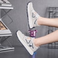 thumbnail image 7 of CHICVOMEY Women's Sneakers Platform Casual Sneakers - Crossover Velcro Straps Slip-On Walking Shoes with Arch Support - Breathable Non-Slip Retro Fashion Sneakers for Daily Travel, 7 of 7