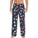 thumbnail image 1 of Fotbe Cherry Blossoms Pantalones de Pijama para Hombre, Pantalones de Dormir, Pantalones de Casa con Cintura Ajustable y Bolsillos-3X-Large, 1 of 6