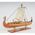 thumbnail image 2 of Viking Small Boat Wooden Old Model Display Handicraft by Xoticbrands - Veronese Size (Small), 2 of 5