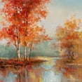 thumbnail image 2 of Chiu, T.C. 20x20 White Modern Wood Framed Museum Art Print Titled - Autumns Grace I, 2 of 4
