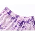 thumbnail image 3 of Topgal Summer Pajamas for Girls – Tie Dye Purple Heart Tank Top & Shorts Kid PJS Set Size 10, 3 of 4