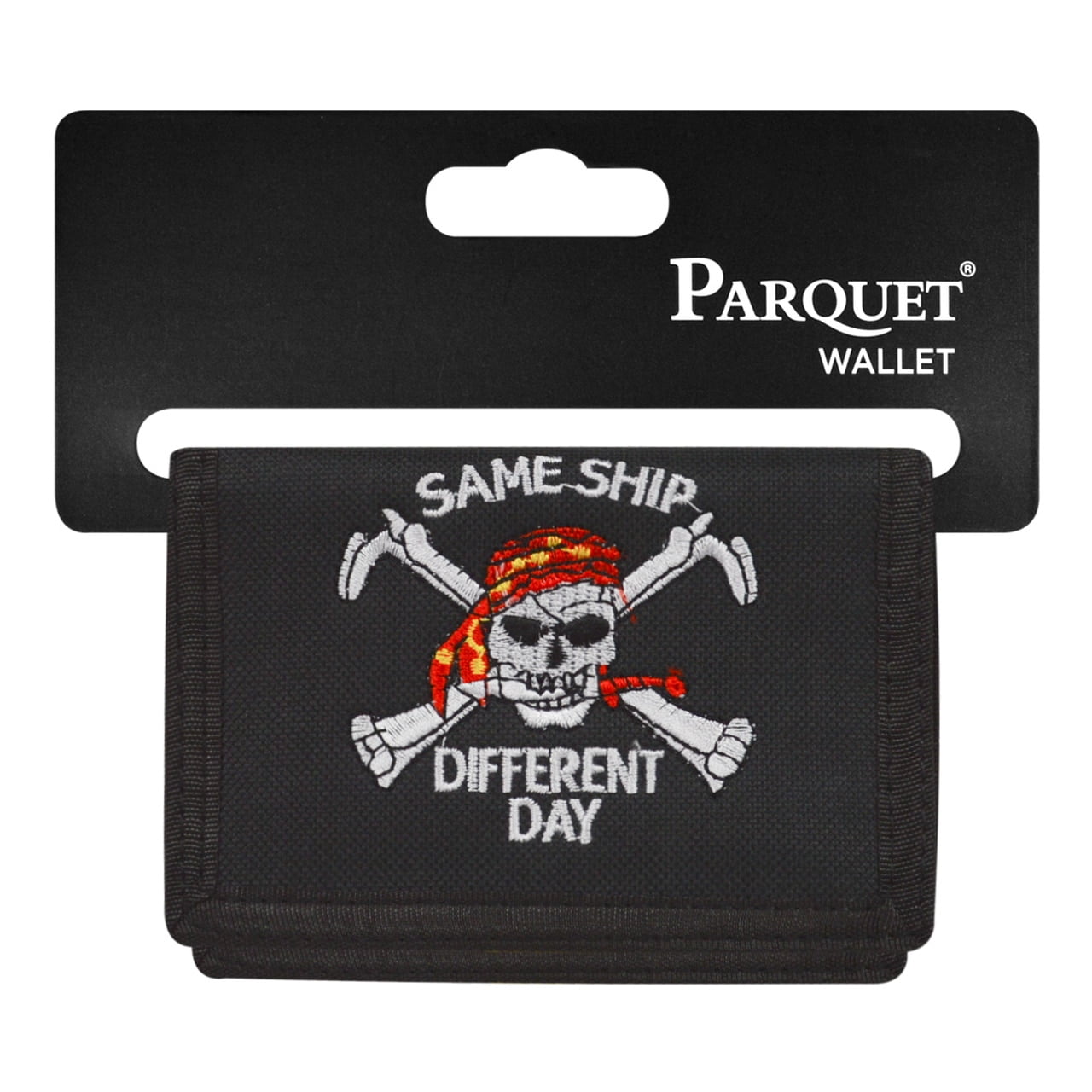 Men's Trifold Velcro Canvas Wallet