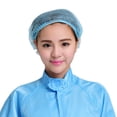 thumbnail image 3 of Gorro de pelo desechable Sunnimix 100x Cubiertas Net Bouffant 19 pulgadas Azul, 3 of 8