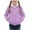 Purple, variant on UAMVSH Girls Fleece Lined Unisex Hoodies Warm Full Zip up Hooded Jackets Fall Winter Long Sleeve Sweatshirts Tops with Pockets(14-15 Years,Red)