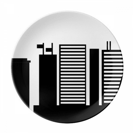 

Australia Landmark Sydney Opera House Outline Plate Decorative Porcelain Salver Tableware Dinner Dish