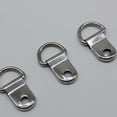 thumbnail image 2 of Eigraketly Gancho de 100 Uds., ganchos de orificio de Metal, herrajes simples y modernos, colgadores de suministro de un solo anillo, punto de Herramientas y ferretería Plata763 Semicírculo, 2 of 6