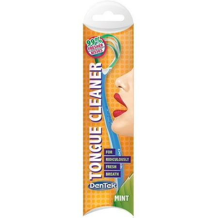 4 Pack - DenTek Comfort Clean Tongue Cleaner, Fresh Mint 1 (Best Way To Clean Tongue)