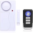 thumbnail image 1 of Alarma para puertas y ventanas: alarma antirrobo inalámbrica con control remoto, fácil de instalar, 105 db muy fuerte (incluye 1 alarma y 1 control remoto), 1 of 5