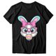 thumbnail image 1 of Camisetas de Manga Larga de las Mujeres Pascua Impresión Cuello Redondo Suelto Casual Suave Poliéster Primavera Verano Vacaciones Suéter Tops, 1 of 8