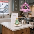 thumbnail image 5 of Stylish Metal Hanging Christmas Tree Wind Spinner - Vibrant Red Ornaments & Snowflakes Design for Festive Yard & Garden Decor, 5 of 7